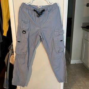 UO cargo blue and black pants